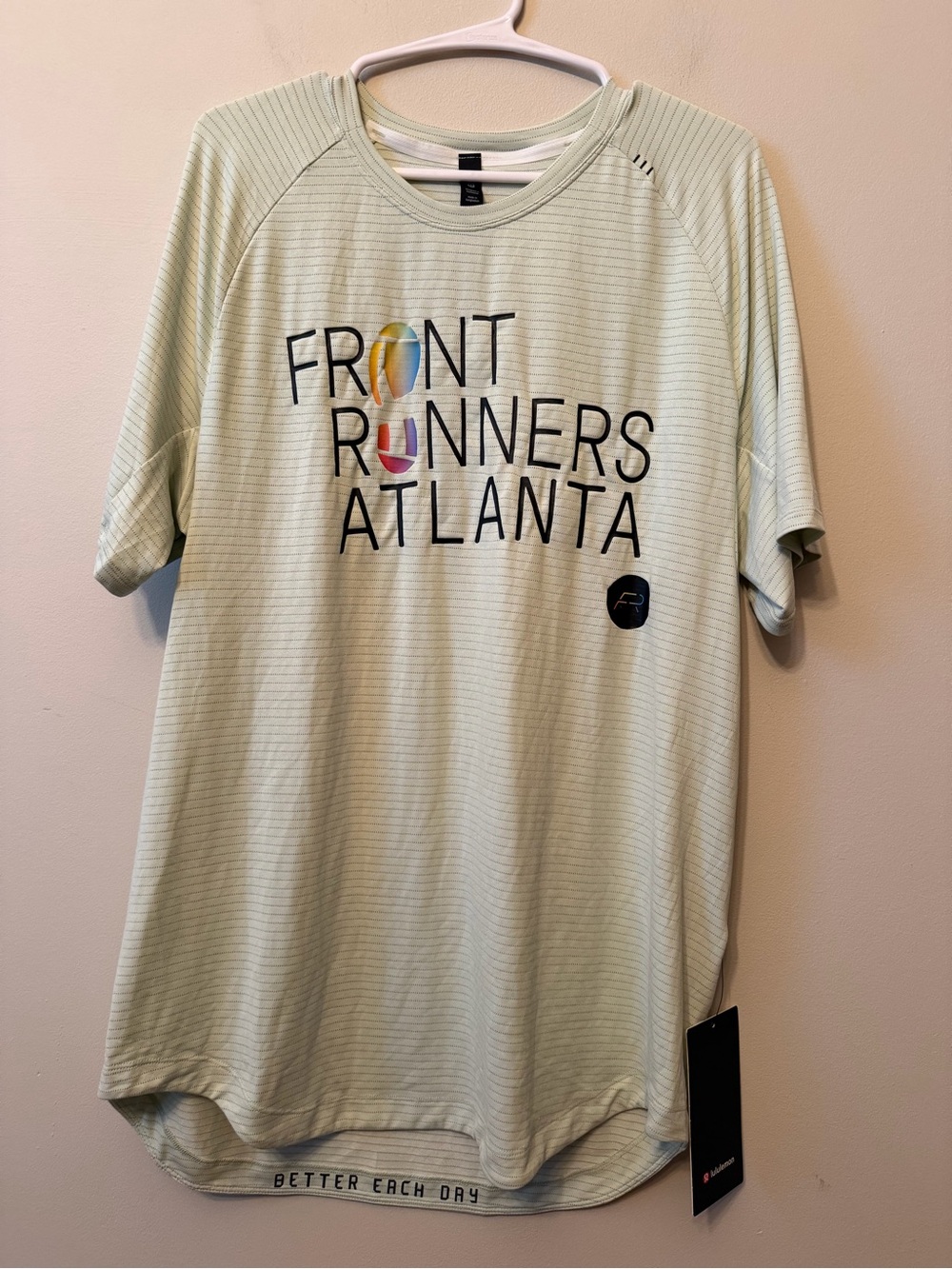 NWT Lululemon Men’s Drysense Short Sleeve Performance Shirt Size Large